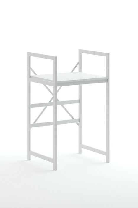 Hanah Home C7 Armario para Lavadora, Blanco, 70x116x60 cm, Diseño Moderno y Duradero para Lavadero